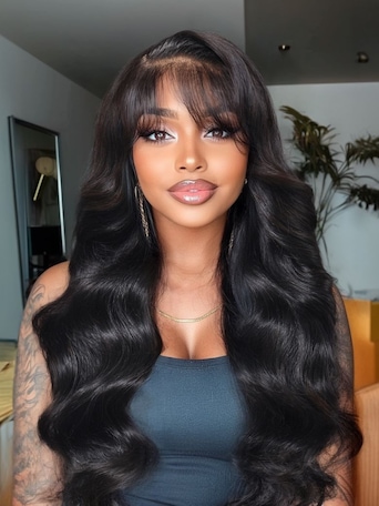UNice 13x4 Pre-Everything™ Side-Part Fluffy Loose Wave Wig With Wispy Air Bangs