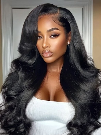 UNice 13x4 Pre-Everything™ Wig With Loose Wave Face-Framing Layers And Side-Swept Bangs With Invisible drawstring