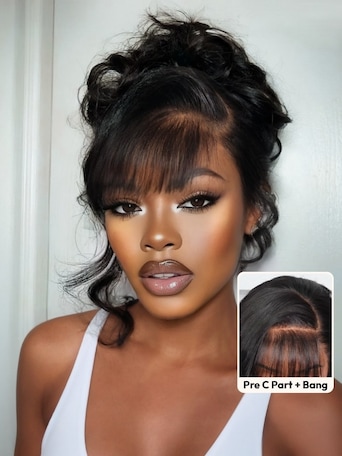 UNice 13x4 Pre-Everything™ Side-Part Fluffy Loose Wave Wig With Wispy Air Bangs