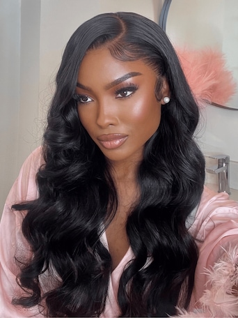 UNice 13x4 Pre-Everything™ Wig With Loose Wave Face-Framing Layers And Side-Swept Bangs With Drawstring