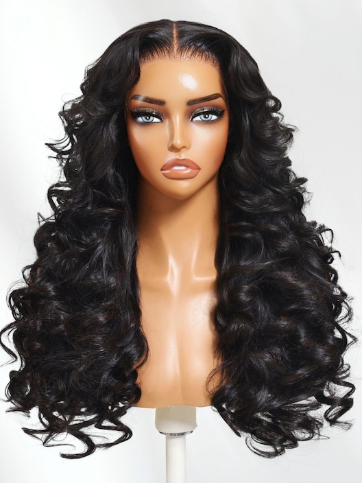 UNice 13x4 Pre-Everything™ Wig With Loose Wave Face-Framing Layers And Side-Swept Bangs