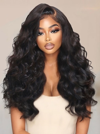 UNice Bye-Bye Knots™ 7x5 Lace Body Wave Wig With Side-Swept Bangs