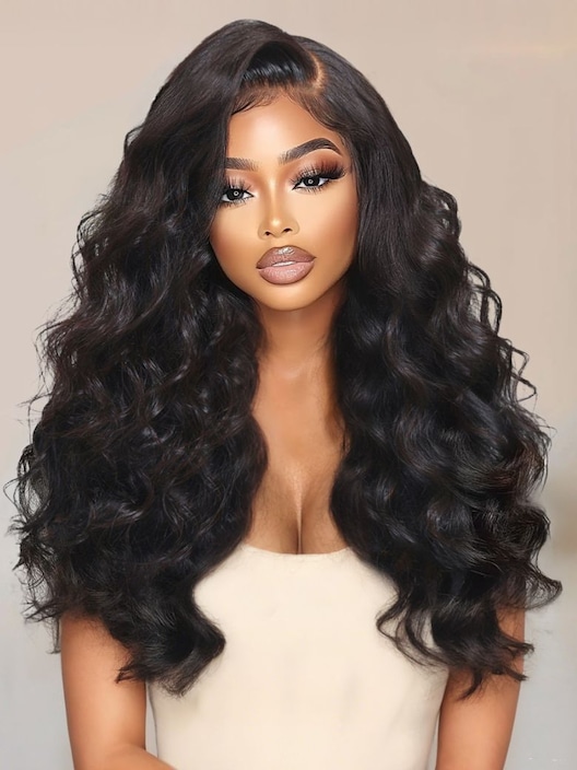 UNice Bye-Bye Knots™ 7x5 Lace Body Wave Wig With Side-Swept Bangs