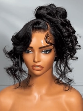 UNice 13x4 Pre-Everything™ Wig With Loose Wave Face-Framing Layers And Side-Swept Bangs With Drawstring