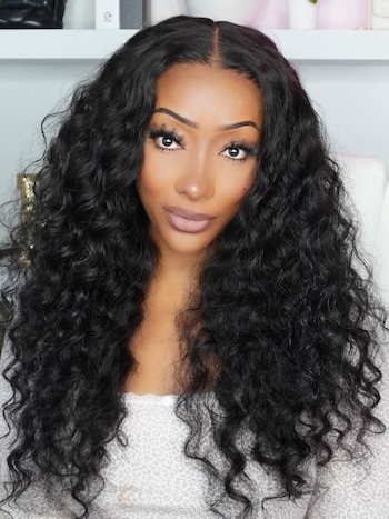 UNice Bye-Bye Knots™ 7x5 Lace Black Natural Wavy Wig With Invisi Drawstring 150% Destiny