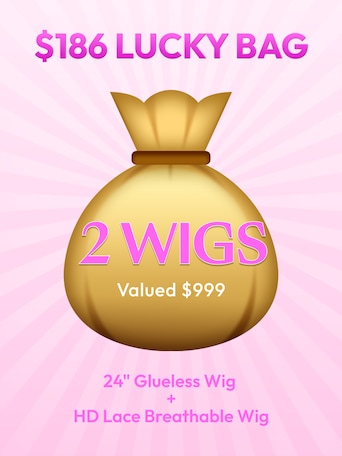 UNICE $186 Lucky Bag Get 24 Inch Wig Value $499-$999