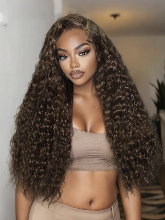 UNice 13x4 Pre-Everything™ Lace Frontal Bouncy Curls Wig with Invisi Drawstring