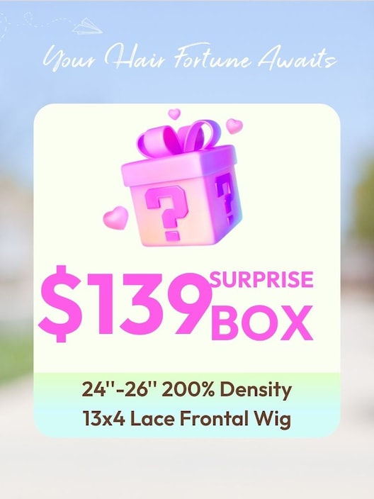 UNICE $59 Surprise Box Win 24 Inch Bye-Bye knots Wig Value $159-$219