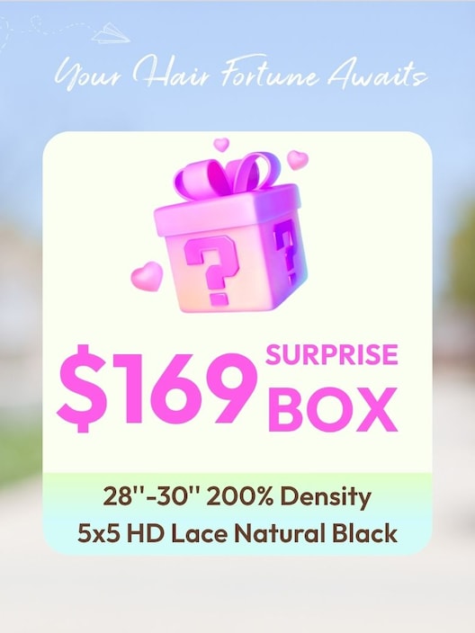 UNICE $59 Surprise Box Win 24 Inch Bye-Bye knots Wig Value $159-$219