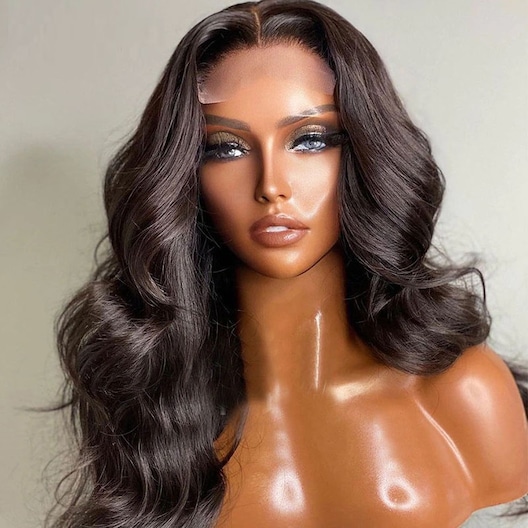 Most Affordable 16 Inch 13x6 HD Lace front Wig 150% Density Body Wave Flawless Glueless Lace Wig