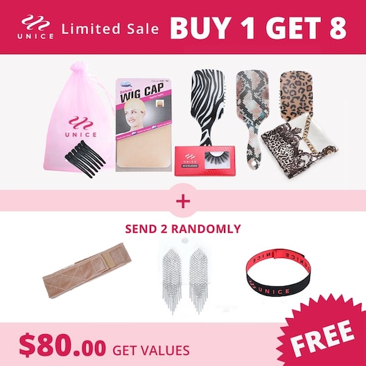 Unice Facebook Special Offer Random 2 Free Gifts Package Earrings Elastic Headband Velvet Non Slip Headband
